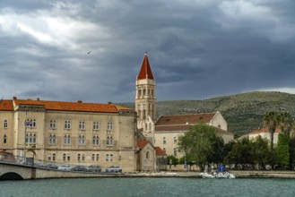 Town Hall and the Cathedral of St Laurence in Trogir, Croatia, Europe