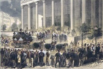 Funeral of Alexandre Florian Joseph Count of Colonna-Walewski (4 May 1810 to 27 October 1868) a