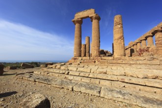 In the Parco Valle dei Templi di Agrigento, Unesco World Heritage Site, Remains of the Ancient City