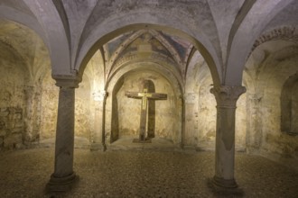 Crypt of the old cathedral, Brescia, Province of Brescia, Italy, Europe