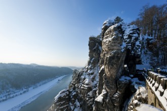 Winter on the Bastei in Rathen
