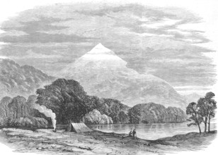 Camping on the Taramakau River, river on the border of the Grey District to the Westland District