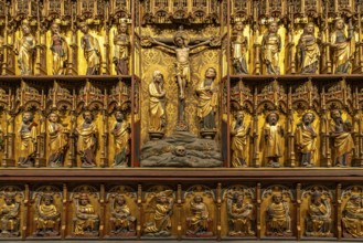 Detail of the Grabow Altarpiece in the Hamburger Kunsthalle, Hamburg, Germany, Europe