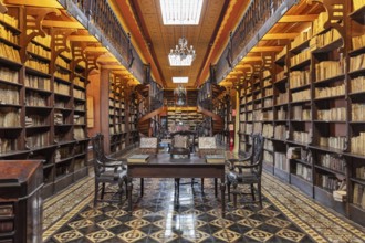 Library, San Francisco Monastery, Lima, Peru, South America