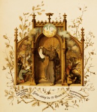 In 1517, Luther personally posted the 95 theses on the door of the castle church in Wittenberg,