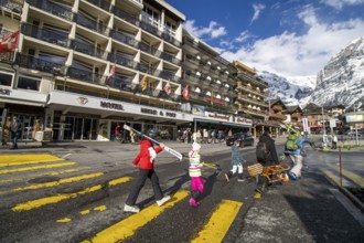 28 March 2024: Lively tourism in the week in front of Easter in the popular Swiss holiday resort of