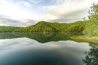 The largest lake Kozjak in Plitvice Lakes National Park, Croatia, Europe