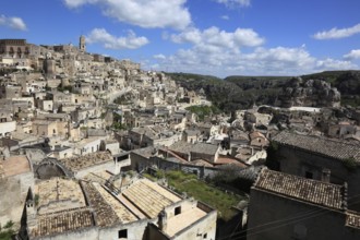 Old town, Sassi, Sassi di Matera cave settlements, UNESCO World Heritage Site, Matera, Basilicata,