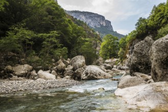 Verdon Gorge, Gorges du Verdon, Verdon Regional nature park Park, Provence,