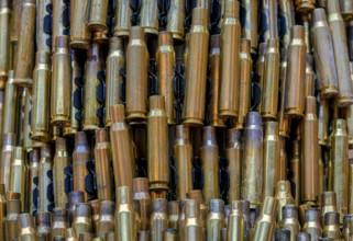 Bikini Haus Berlin, decoration of empty rifle cartridge cases, Berlin, Germany, Europe