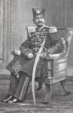 Naser ad-Din Shah, also Nasreddin Shah and Nasr-ed-Din, 16 July 1831 - 1 May 1896, from 1848 to