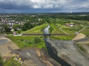Dortmund / Castrop-Rauxel, North Rhine-Westphalia, Germany, river renaturalisation, renaturation of
