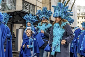 Rose Monday parade Carnival parade in Düsseldorf, North Rhine-Westphalia, Germany, Europe