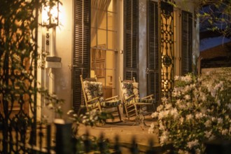 New Orleans, Louisiana - New Orleans residential architecture often features bright colors