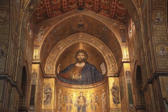 City of Monreale, in the Cathedral of Santa Maria Nuova, Unesco World Heritage Site, Sicily, Italy,