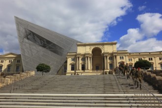 Military History Museum of the German Armed Forces, main arsenal building with wedge, architect