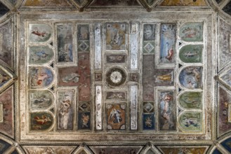 Ceiling fresco in a room of the Villa del Principe, Palazzo di Andrea Doria, Piazza dei Principe,