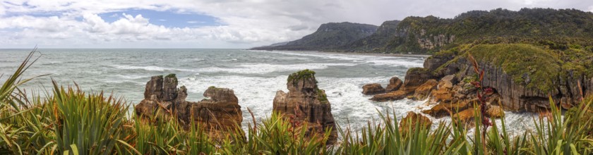 Pancake Rocks, Paparoa National Park, New Zealand, Oceania