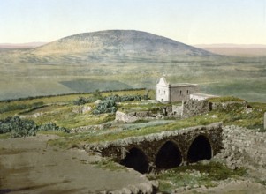 General view of Nain, Holy Land, Israel, c. 1890, Historic, digitally restored reproduction from a