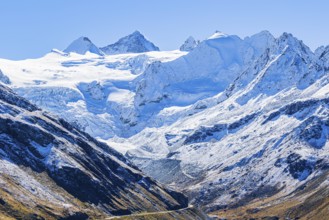 Moiry Glacier, near Grimentz, Val d'Anniviers, Valais Alps, Canton Valais, Switzerland, Europe