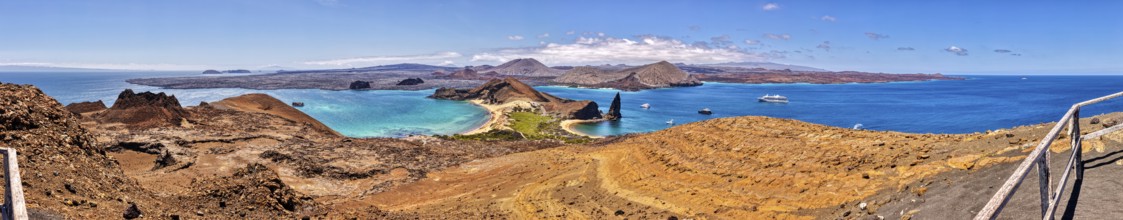 Bartolome, Panorama, Galapagos, Ecuador, South America