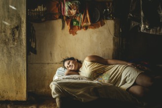 Rosalba, 18 years old, was recruited into prostitution at 14, last year she became pregnant, she is