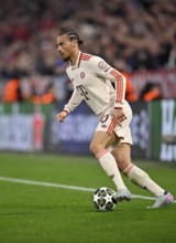 Leroy Sané FC Bayern Munich FCB (10) Action on the ball Champions League, Allianz Arena, Munich,