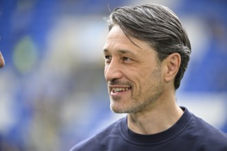 Coach Niko Kovac Borussia Dortmund BVB Portrait smiles PreZero Arena, Sinsheim, Baden-Württemberg,