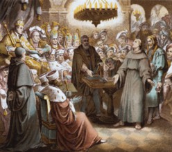 Imperial Diet of Worms in 1521, Luther is to recant his theses in front of Emperor Charles V and