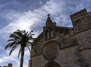 Església de Sant Jaume d'Alcúdia, church in the old town, Malorca, Spain, Europe