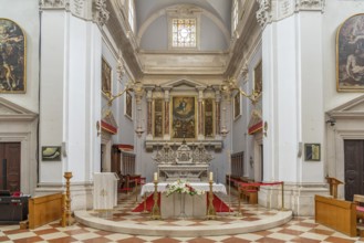 Interior of Dubrovnik Cathedral, Croatia, Europe