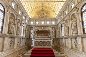 Chapel of St John in the interior of the Cathedral of St Laurence in Trogir, Croatia, Europe