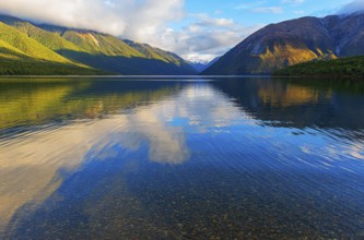 View of Lake Rotoiti, Nelson Lakes National Park, South Island, New Zealand, Oceania