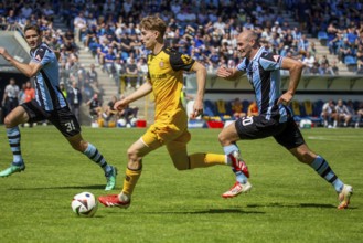 Football 3rd division, season 2024/25, matchday 37: Waldhof Mannheim vs Dynamo Dresden***On the