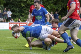 Heidelberg, 25.05.2024, Rugby 1st Bundesliga, Season 2023/24, Quarter-final: SC Neuenheim against