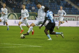 Football 3rd division, 2024/25 season, matchday 12: Waldhof Mannheim vs SV Wehen-Wiesbaden