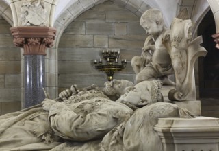 Koháry crypt under the church of St. Augustin in Coburg, burial place of the Catholic line of the