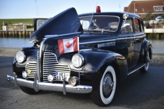 Buick Eigth Sedan 1938, at a classic car meeting in Büsum, Germany, Europe