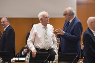 Andreas Bovenschulte (Mayor of Bremen, SPD) and Winfried Kretschmann (Minister-President of