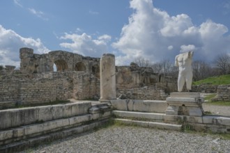 Ancient Baths of Hadrian, ancient archaeological site of Aphrodisias, Geyre, Karacasu, Aydin,