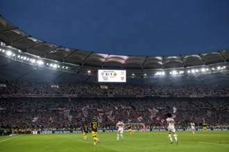 VfB Stuttgart celebrates historic 5:1 victory over Borussia Dortmund BVB, scoreboard, score,