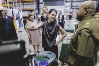 Annalena Bärbock (Bündnis 90/Die Grünen), Federal Foreign Minister, photographed during a visit to