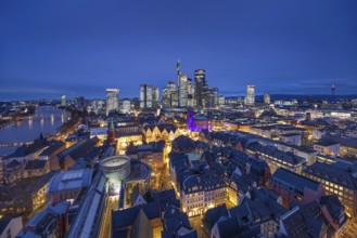 St Paul's Church in Frankfurt am Main will be illuminated in blue in the middle of the Christmas