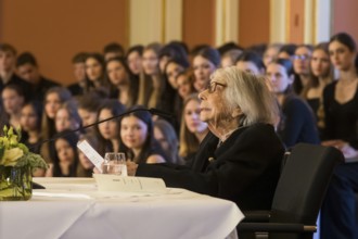 Margot Friedländer, Holocaust survivor and honorary citizen of the city of Berlin, at a reading as
