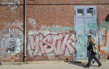 Graffiti, Friedenauer Höhe, Friedenau, Berlin, Germany, Europe