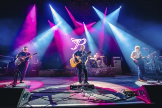 Joey Santiago (guitarist), Black Francis (singer and guitarist), David Lovering (drummer) and Emma
