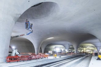 Impressions of the new Stuttgart 21 main station. The shell is finished, now it's time for the