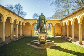 Church of Peace with Emperor Friedrich Mausoleum in Sanssouci Palace Park in Potsdam, Germany,