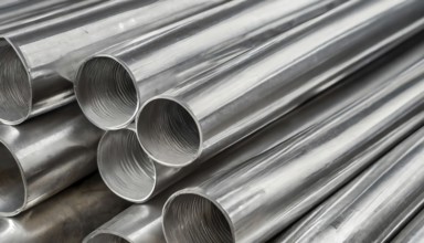 Metal, material, various tubes, made of stainless steel