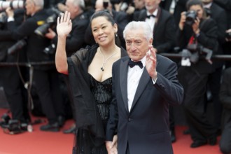 Cannes, France - 13.5.2024: Robert De Niro and Tiffany Chen during the opening of the 78th Cannes